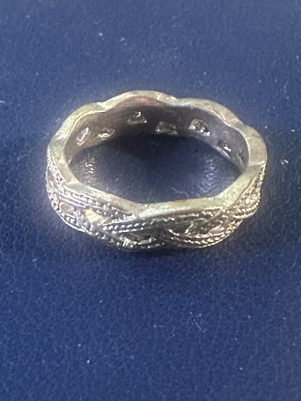 Braided Silver Band | Size 6